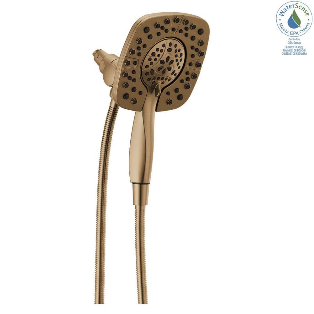 Champagne Bronze Dual Shower Head with Handheld Spray