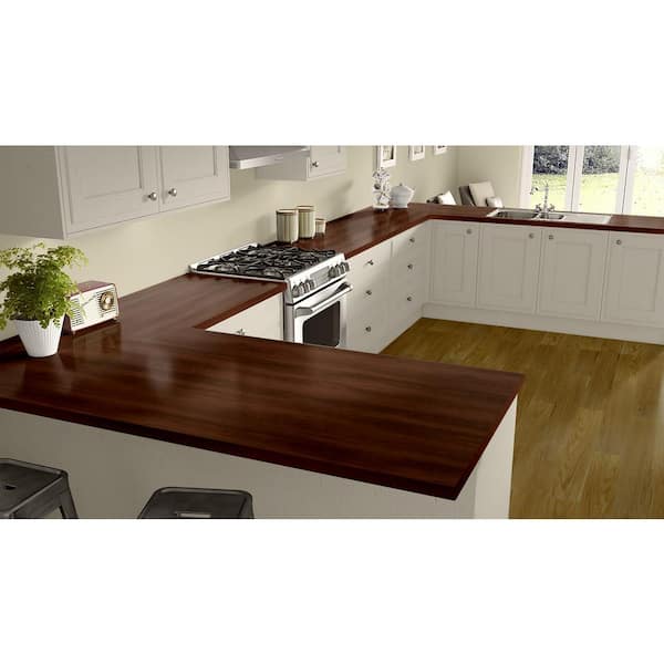 5 ft. x 8 ft. Laminate Sheet in Williamsburg Cherry with Premium Textured Gloss Finish