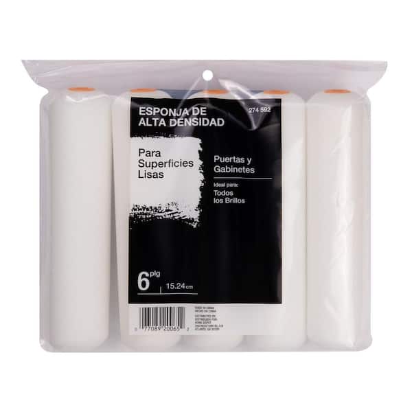 PRRE050 ProDec 10pc 6" Inch /100mm High Density Foam Mini Paint Roller Refills 