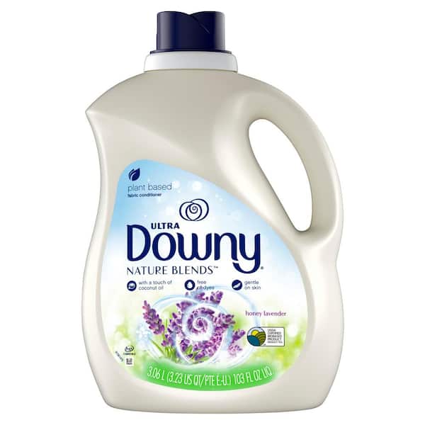 Downy Nature Blends 103 oz. Honey Lavender Scent Liquid Fabric Softener (120-Loads)