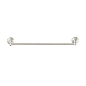 Deveral 24 inch Bathroom Wall Mounted Towel Bar in Brushed Nickel Finish