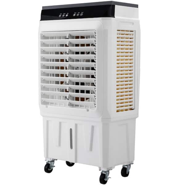 2100 CFM 3-Speed Evaporative Air Cooler, 135° Oscillation, 7 Gal Portable Swamp Cooler for Indoor Outdoor