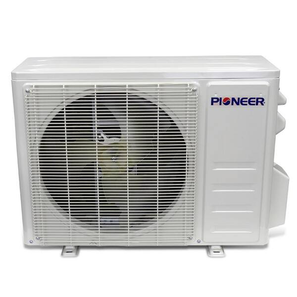 Pioneer Low Ambient 24 000 Btu 2 Ton 18 Seer Ductless Mini Split Wall Mounted Inverter Air Conditioner With Heat Pump 208 230v Wyt024glfi19rl The Home Depot