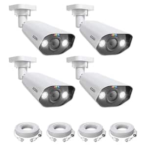 ZG1828D ZG1828A 4K 8MP PoE Wired IP Security Camera, Only Work with Same Brand NVR Model