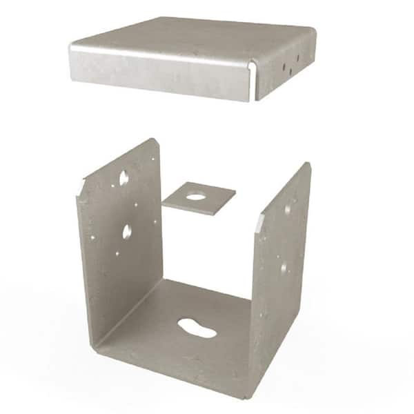 MiTek 6 in. x 6 in. G185 High Uplift Post Anchor Base PAU66-TZ - The ...