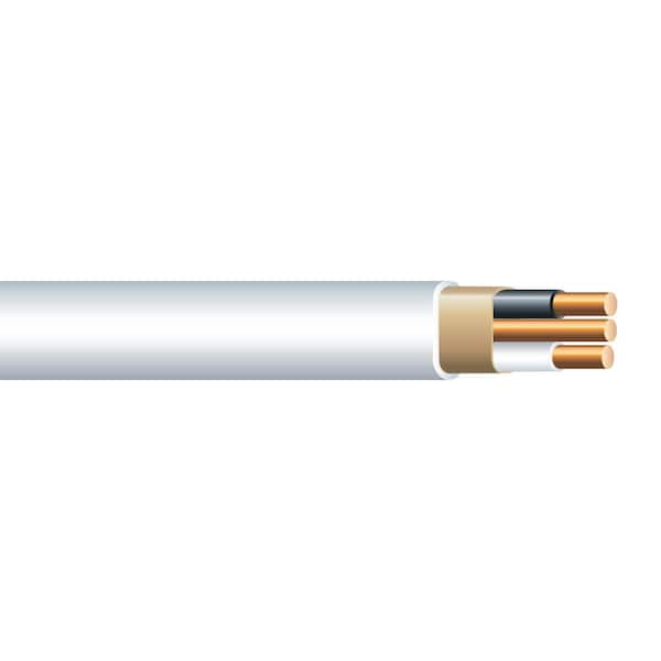 250 ft 14/2 White Solid CerroMax Copper NM-B Wire (66 Units per Pallet)