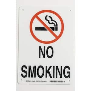 10 in. x 7 in. Fiberglass No Smoking Sign