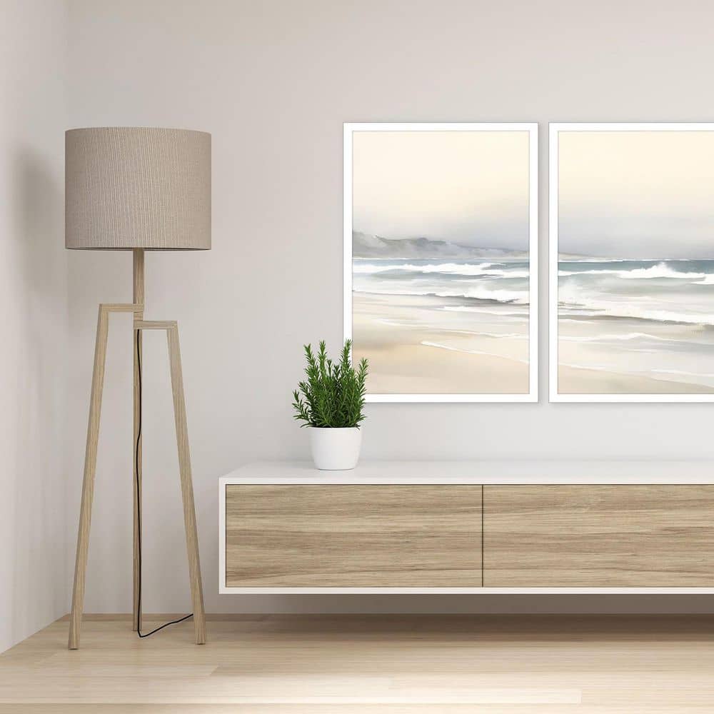 Ocean Breeze by Petal Prints 1 Piece Framed Giclee Coastal Art Print 38 in. x 26 in. price history on PriceWatchPro