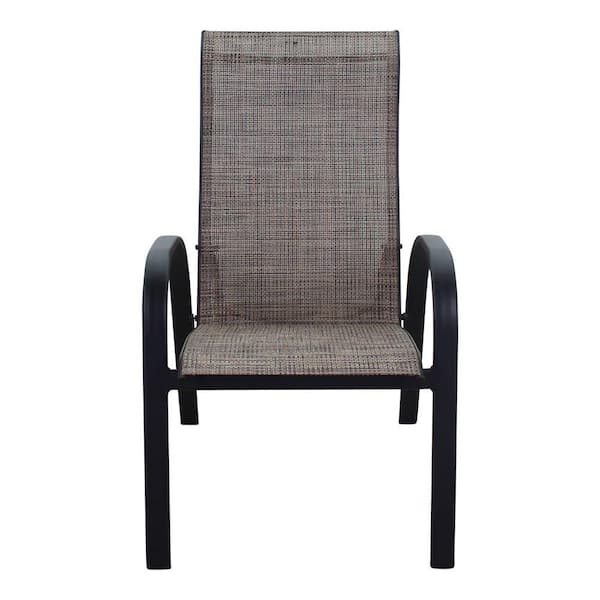 Courtyard Casual Santa Fe 2 Aluminum Sling Reclining Chairs in Java