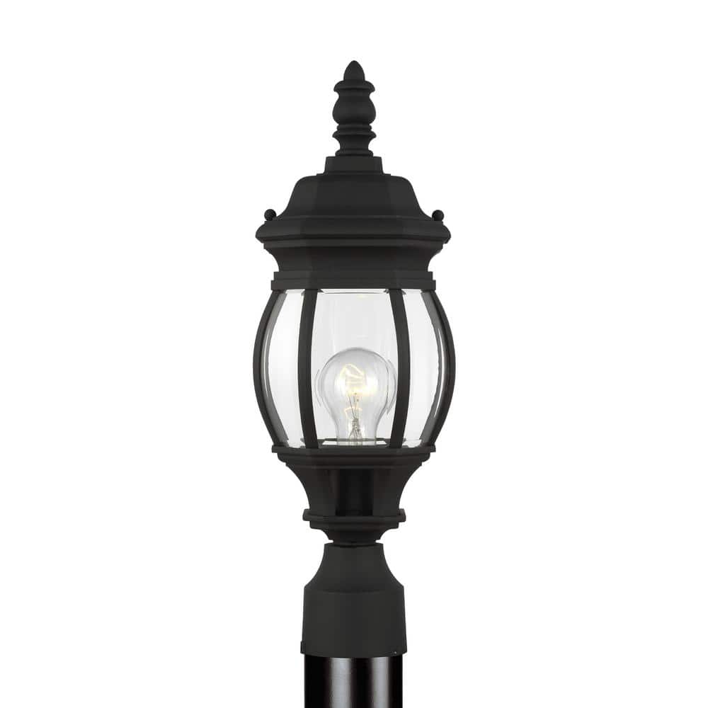 Wynfield 1-Light Black Outdoor Post Lantern price history on PriceWatchPro