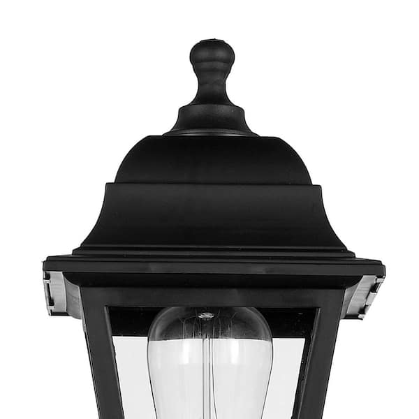 Globe Electric Cabot Coastal 1 Light Black Reversible Polycarbonate Outdoor Wall Sconce 2 Pack 44599 The Home Depot - Interior Wall Lights Bunnings