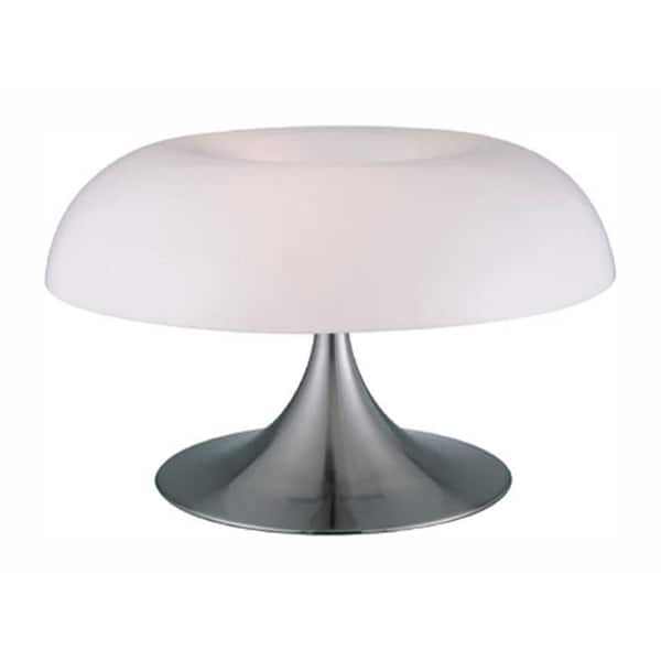 Illumine Designer Collection 12 in. Steel Fluorescent Table Lamp