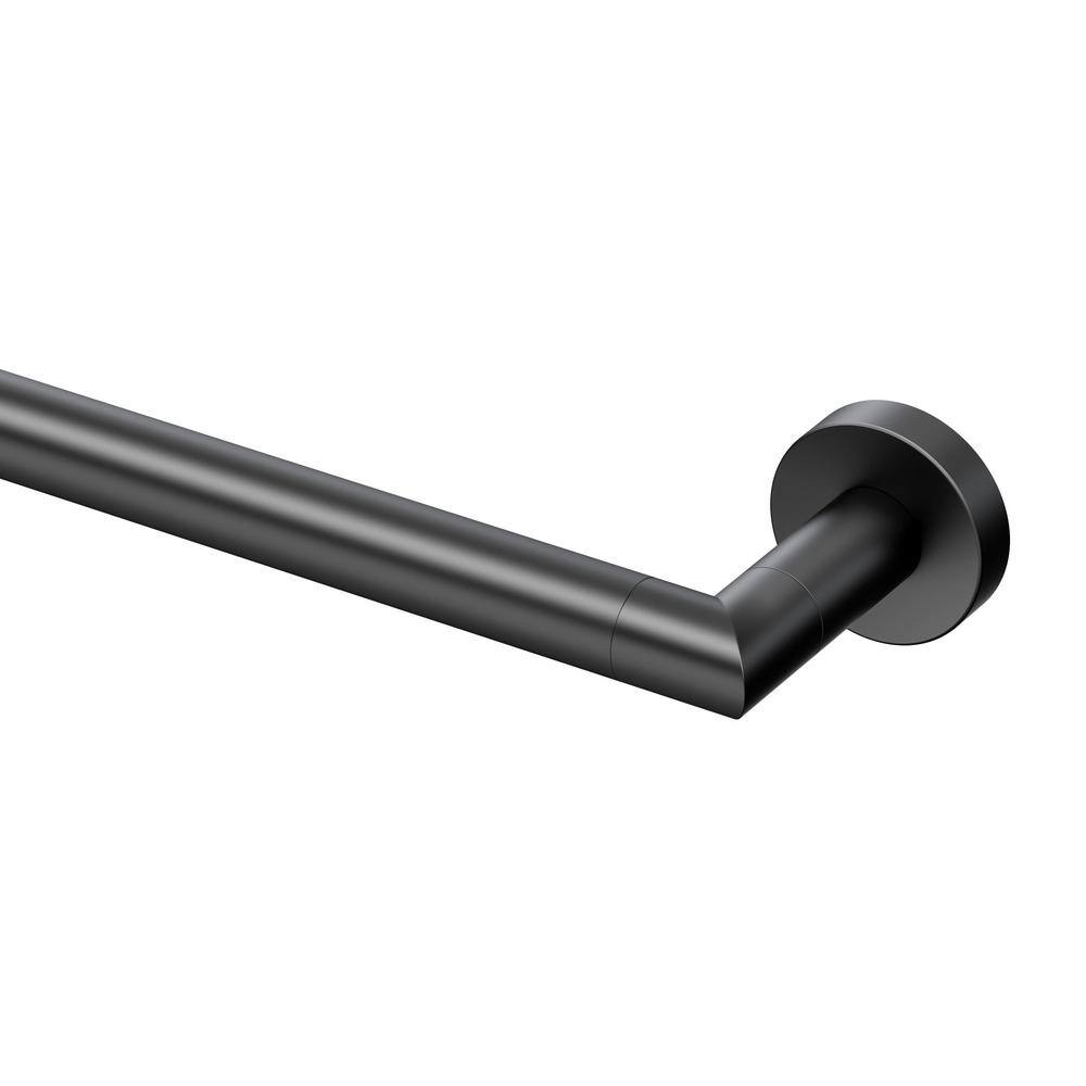 Gatco Glam, 18 In. Towel Bar In Matte Black 4631MX - The Home Depot