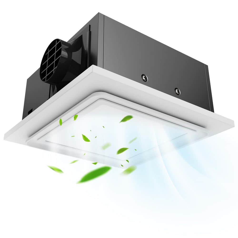 120 CFM Bathroom Exhaust Fan with 3500K LED Light 1.0 Sone 1500 Lumens Fits 10 in x 10 in Mount price history on PriceWatchPro