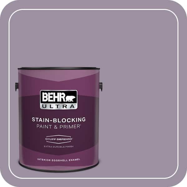 BEHR ULTRA 1 gal. #660F-5 Amethyst Phlox Extra Durable Eggshell Enamel Interior Paint & Primer
