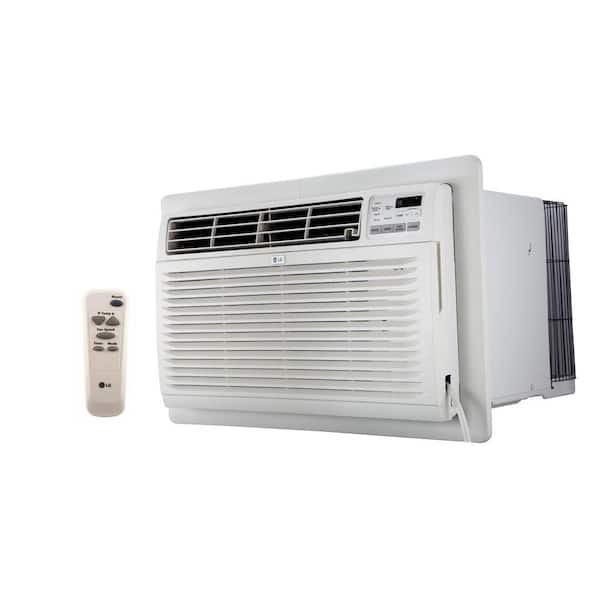 LG 9,800 BTU 115V Through-the-Wall Air Conditioner LT1016CER Cools 425 Sq. Ft. with remote in White