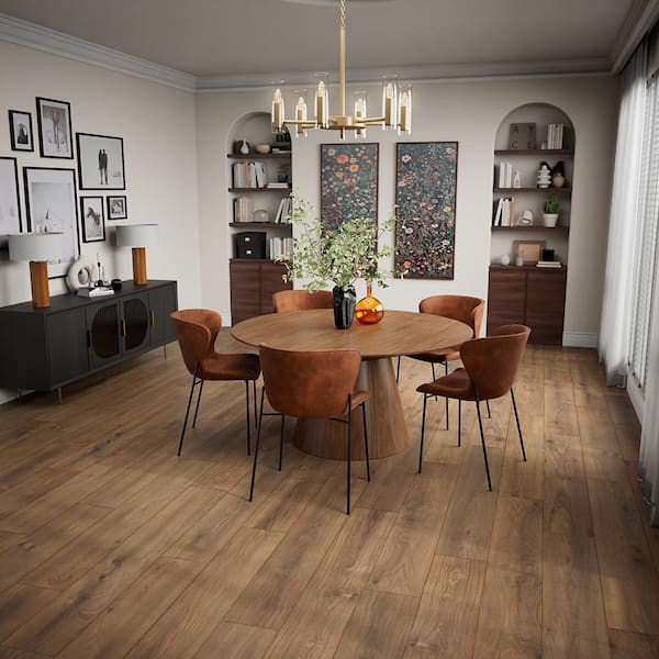 Pergo Outlast+ Warm Everly Oak 12 mm T x 7.48 in. W x 47.24 in. L Waterproof Laminate Wood Flooring (19.63 sq.ft./case)
