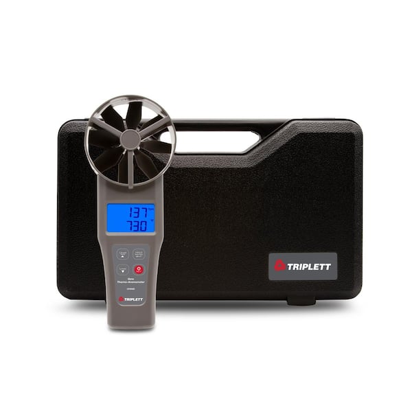 TRIPLETT 4 in. (100 mm) Large Vane CFM/CMM Thermo-Anemometer