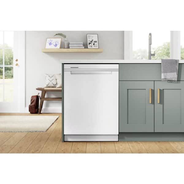 24 in. Built-In Tall Tub Front Control White Dishwasher with 60 dBA, ENERGY  STAR