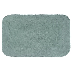 Radiant Collection 100% Cotton Bath Rugs Set, 24x40 Rectangle, Blue