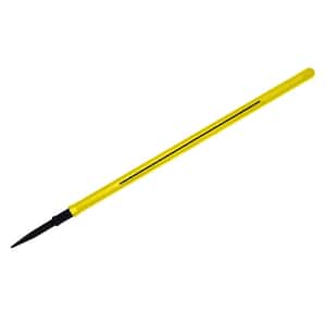 33 in. Yellow Composite Fiberglass Pry Bar Single Steel End with Point