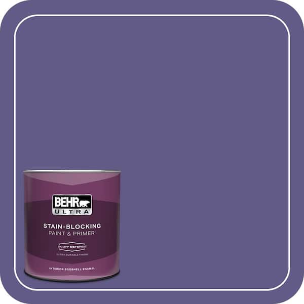 BEHR ULTRA 1 qt. #S-G-640 Purple Balloon Extra Durable Eggshell Enamel Interior Paint & Primer