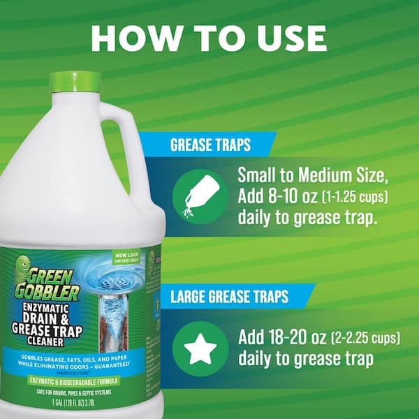 1 Gal Sink Drain Cleaner Multi Purpose Fat Oil Grease Waste Septic Safe  Liquid for sale online