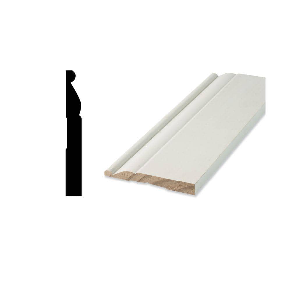 Woodgrain Millwork WG 162E 41/4 in. x 5/16 in. Primed FingerJointed