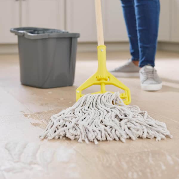 HDX 60 in. Wood Invader Pro Mop Handle 1135 - The Home Depot