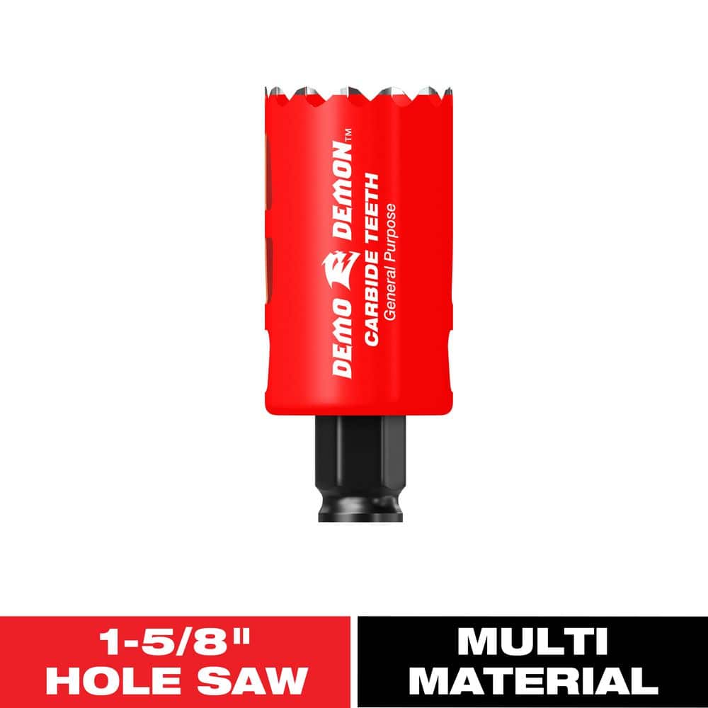 DIABLO 1-5/8 in. Carbide Hole Saw with 2-3/8 in. Cutting Depth