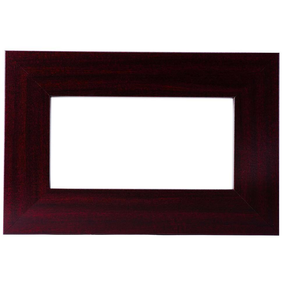 Dronish Mahogany 60 in. W x 36 in. H DIY Mirror Frames Kit price history on PriceWatchPro
