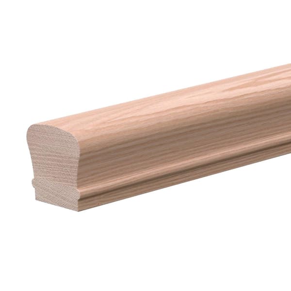 Stair Parts 6210 16 ft. Unfinished Red Oak Bending Handrail