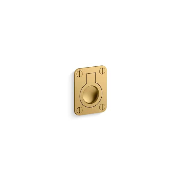 KOHLER Seagrove By Studio McGee 1 .75 in. Cabinet Knob in Vibrant Brushed Moderne Brass