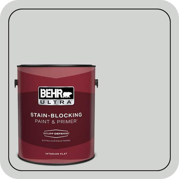 BEHR ULTRA 1 gal. #PPU26-11 Platinum Extra Durable Flat Interior Paint & Primer