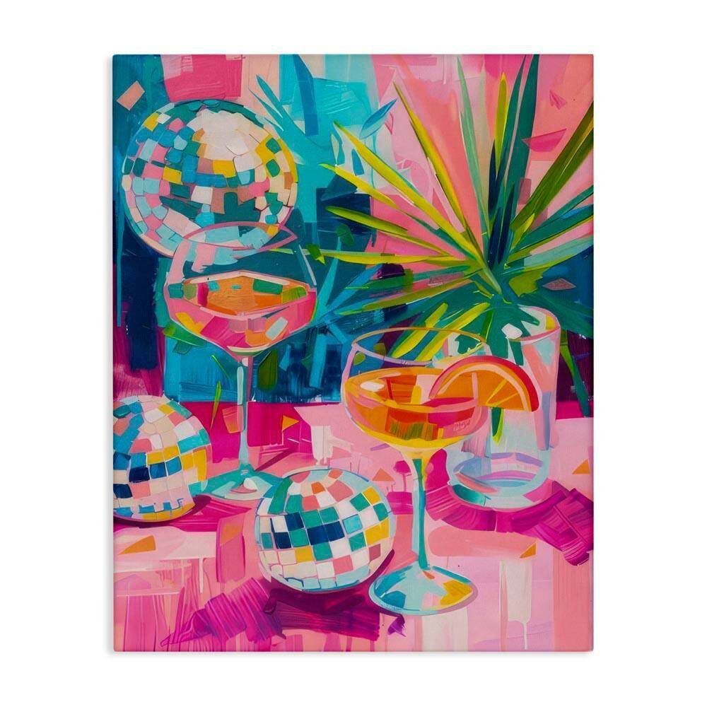 Dazzling Disco Cocktails by LSR Design Studio Unframed Food Graphic Art Print 30 in. x 24 in. price history on PriceWatchPro