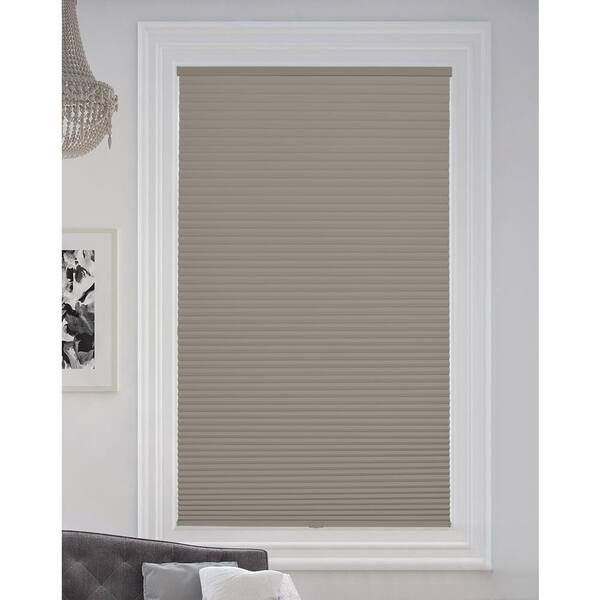 BlindsAvenue Sticks & Stones Cordless Blackout Cellular Honeycomb Shade, 9/16 in. Single Cell, 59 in. W x 72 in. H