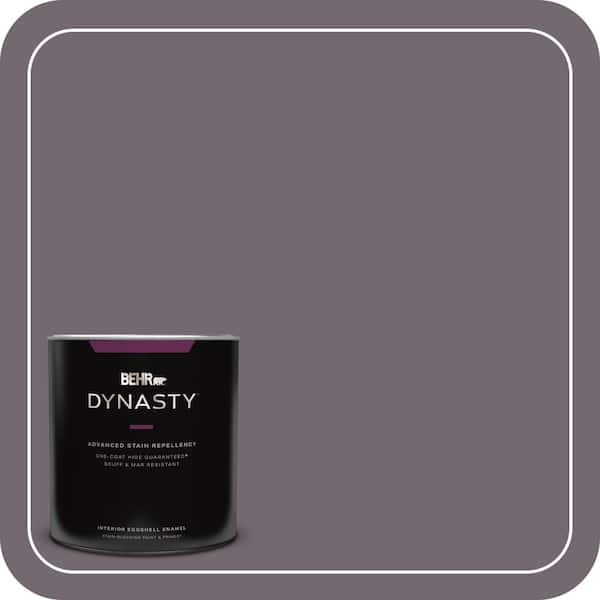 BEHR DYNASTY 1 qt. #MQ1-33 Sultry Smoke One-Coat Hide Eggshell Enamel Interior Stain-Blocking Paint and Primer