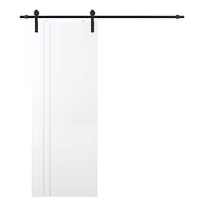 Belldinni Arvika 30 in. x 80 in. Polar White Wood Composite Sliding ...