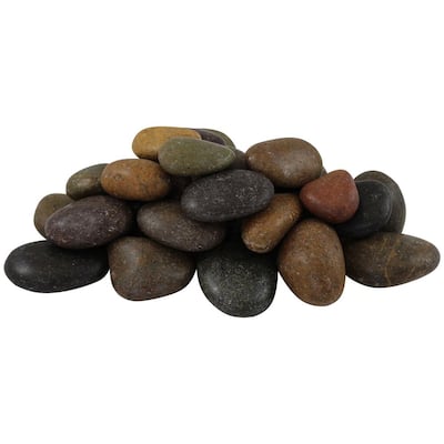 0.25 cu. ft. Bagged 1 in. to 2 in. Mixed Polished Pebbles