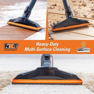 2-1/2 in. NXT Max Floor Tool Shoe Kit Shop Vac Attachments with Hard and Soft Bristles for RIDGID NXT Wet Dry Vacuums