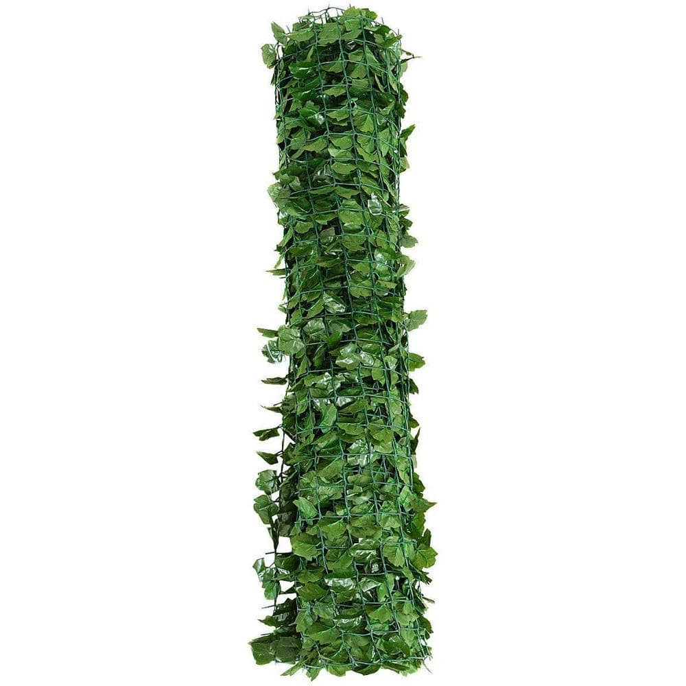 Green 39 x 95 Inch Artificial Ivy Privacy Fence