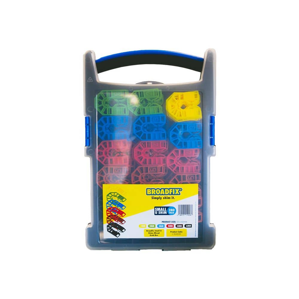 13.5 in. L Multi Colored Assorted Small U Shims (280-Pack)