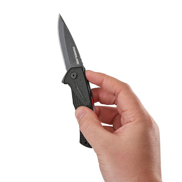 Milwaukee - M12 12-Volt Lithium-Ion Cordless LED Metal Flashlight with 3 in. Hardline Knife