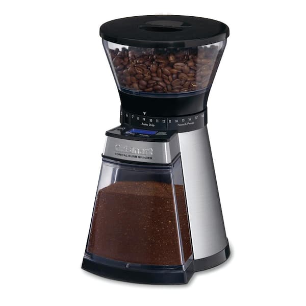 https://images.thdstatic.com/productImages/c45e923f-d1b2-4e40-858e-eef0a618168c/svn/silver-brushed-stainless-cuisinart-coffee-grinders-cbm-18n-c3_600.jpg