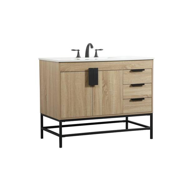 mango wood bathroom cabinet