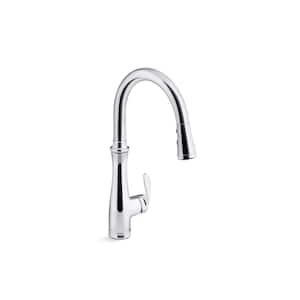 Bellera Single Handle Touchless Pull Down Kitchen Faucet in Polished Chrome