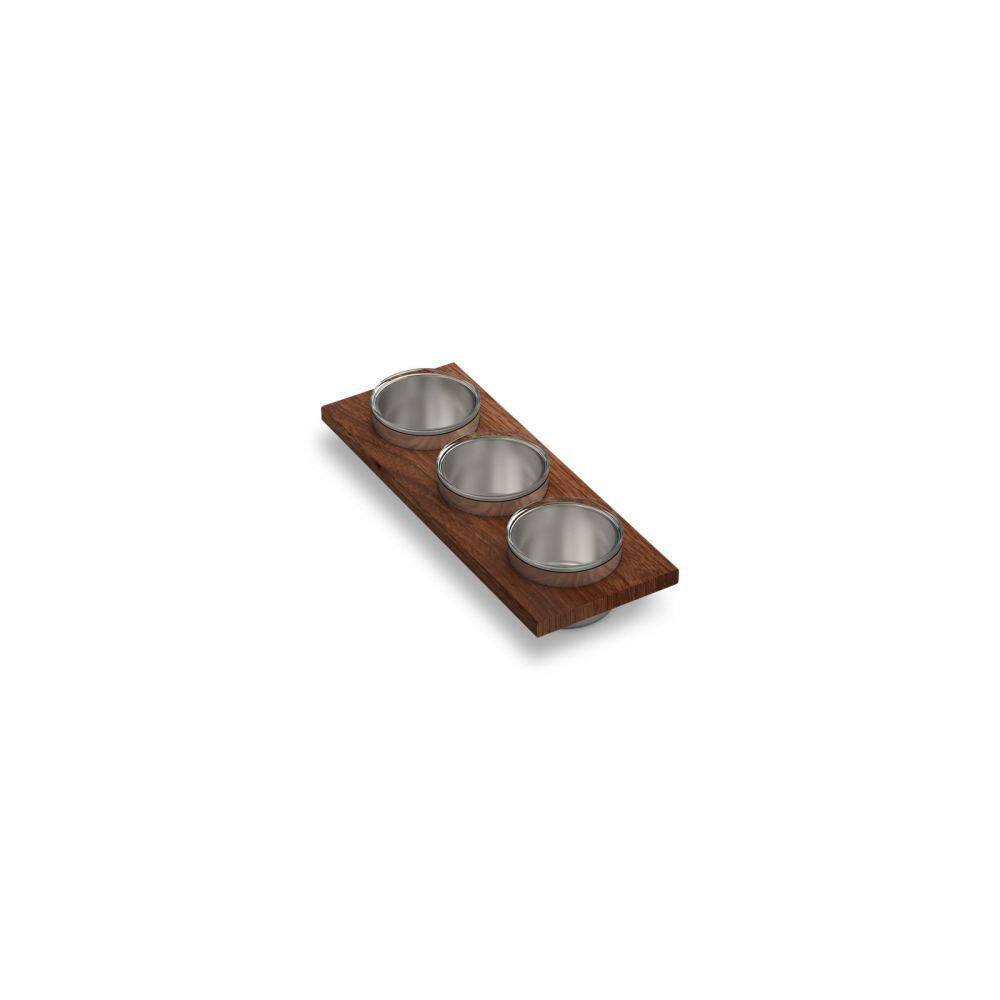 Synthos 3-Piece Walnut Workstation Prep Bowl Sink Accessory Set price history on PriceWatchPro