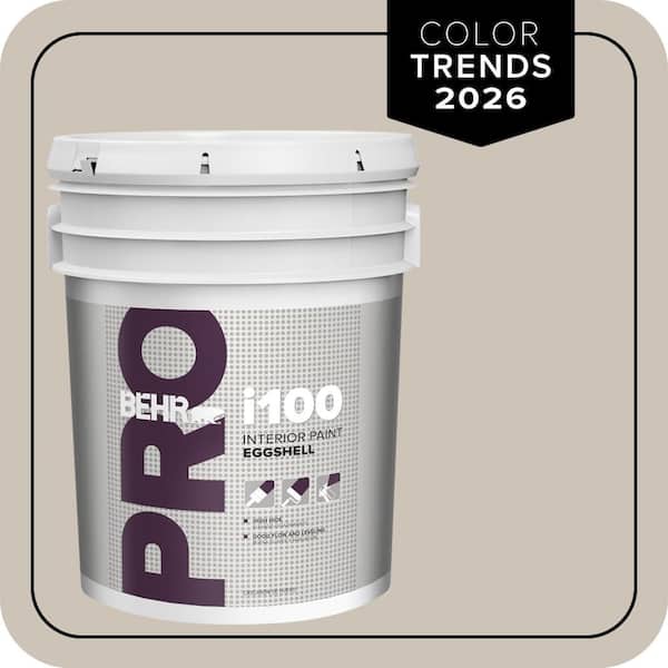 5 gal. #720C-3 Wheat Bread Eggshell Interior Paint