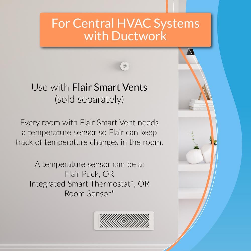 Pearl White Digital Wireless Thermostat with Remote Programming