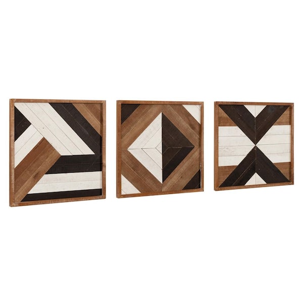 Kate and Laurel Ballez Multi Wooden Wall Art